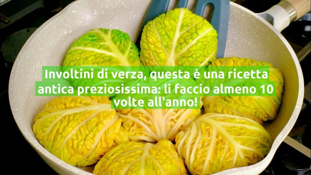 Involtini di verza, questa è una ricetta antica preziosissima: li faccio almeno 10 volte all’anno!