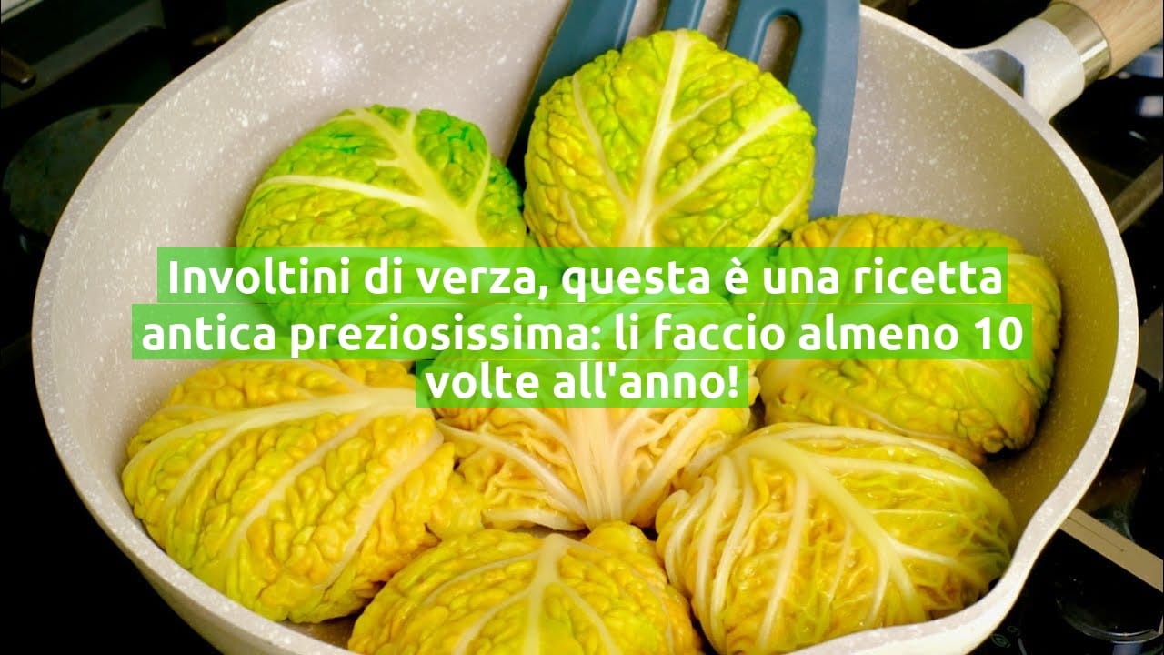 Involtini di verza, questa è una ricetta antica preziosissima: li faccio almeno 10 volte all'anno!