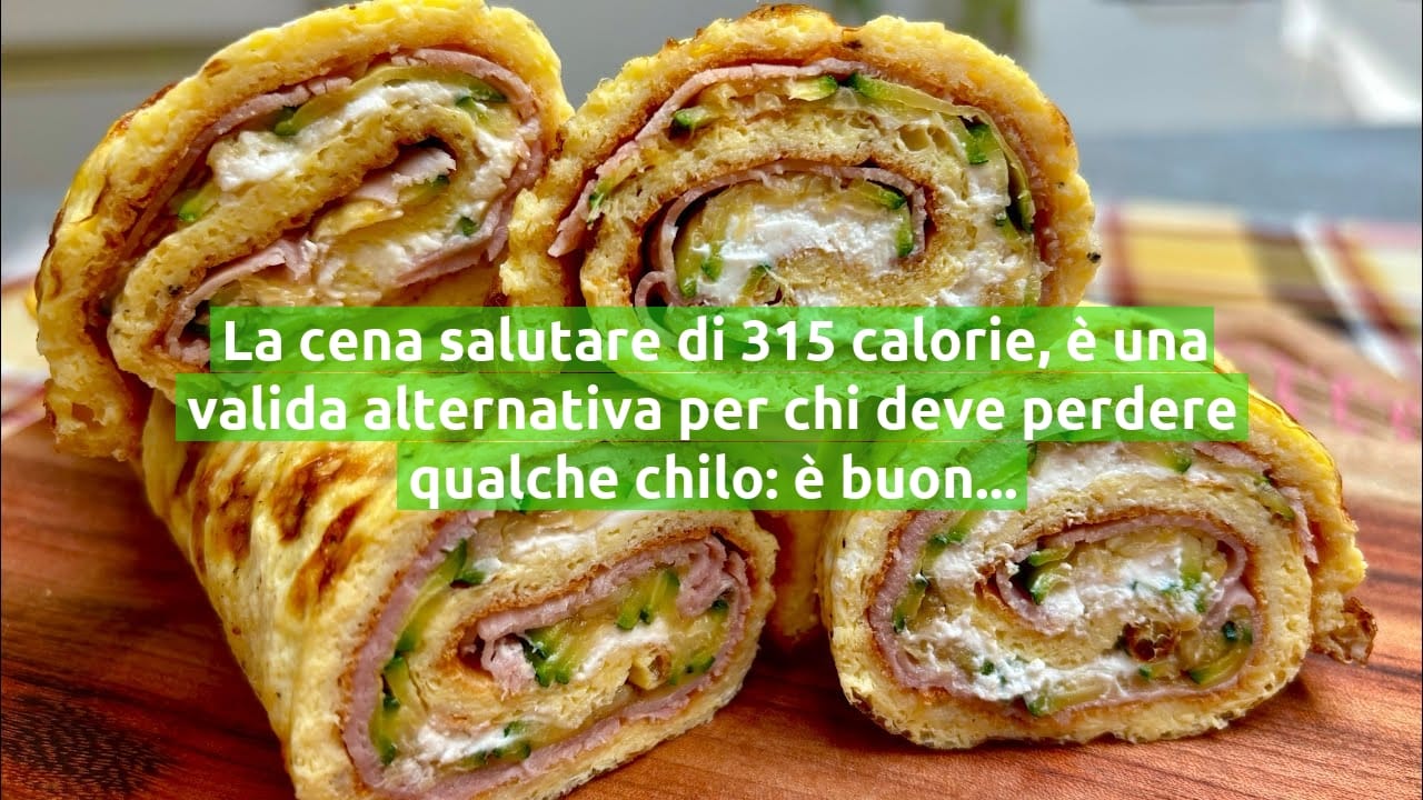 La cena salutare di 315 calorie, è una valida alternativa per chi deve perdere qualche chilo: è buono e leggero!