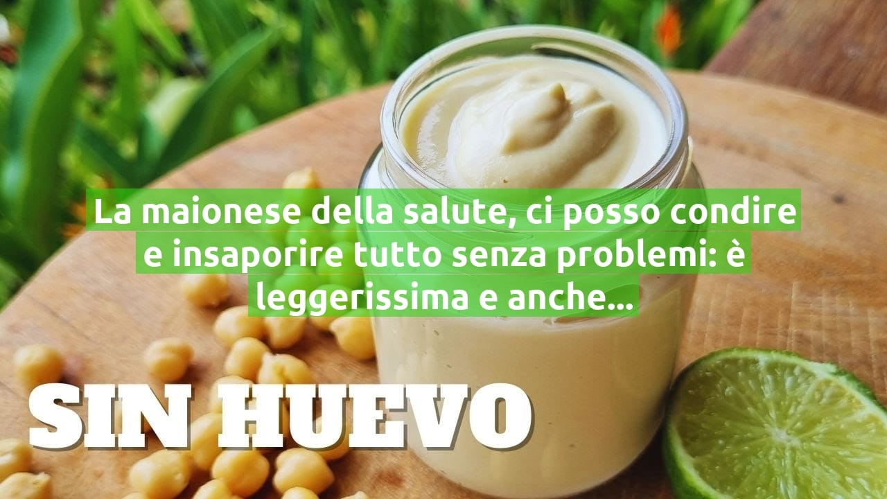 La maionese della salute, ci posso condire e insaporire tutto senza problemi: è leggerissima e anche buona!