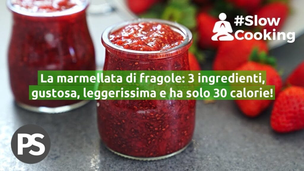 La marmellata di fragole: 3 ingredienti, gustosa, leggerissima e ha solo 30 calorie!