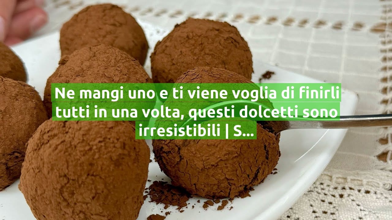 Ne mangi uno e ti viene voglia di finirli tutti in una volta, questi dolcetti sono irresistibili | Solo 50 Kcal!