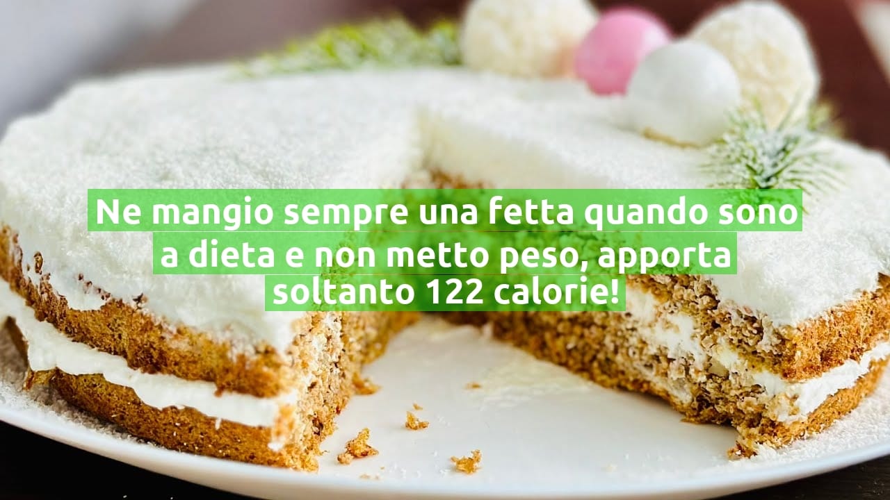 Ne mangio sempre una fetta quando sono a dieta e non metto peso, apporta soltanto 122 calorie!