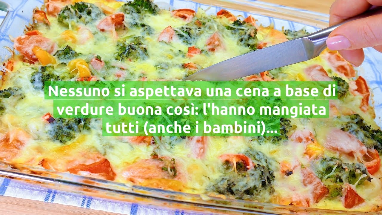 Nessuno si aspettava una cena a base di verdure buona così: l'hanno mangiata tutti (anche i bambini)!