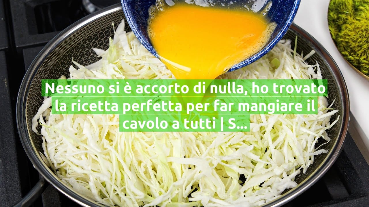 Nessuno si è accorto di nulla, ho trovato la ricetta perfetta per far mangiare il cavolo a tutti | Solo 210 Kcal!