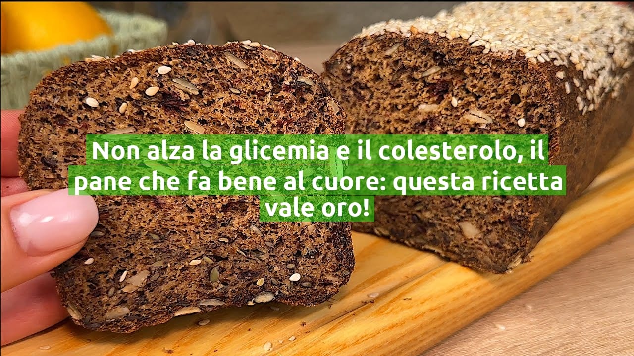 Non alza la glicemia e il colesterolo, il pane che fa bene al cuore: questa ricetta vale oro!