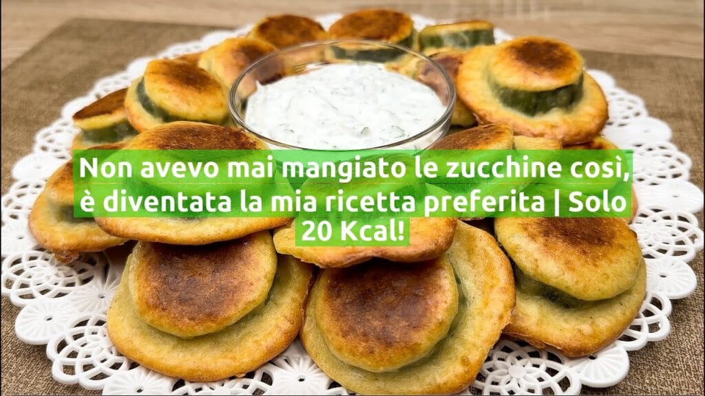 Non avevo mai mangiato le zucchine così, è diventata la mia ricetta preferita | Solo 20 Kcal!