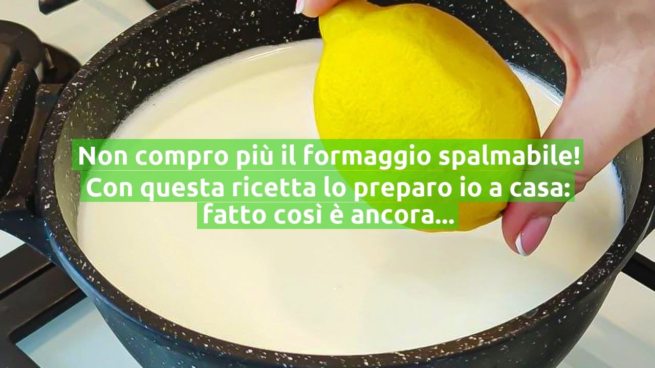 Non compro più il formaggio spalmabile! Con questa ricetta lo preparo io a casa: fatto così è ancora più buono!