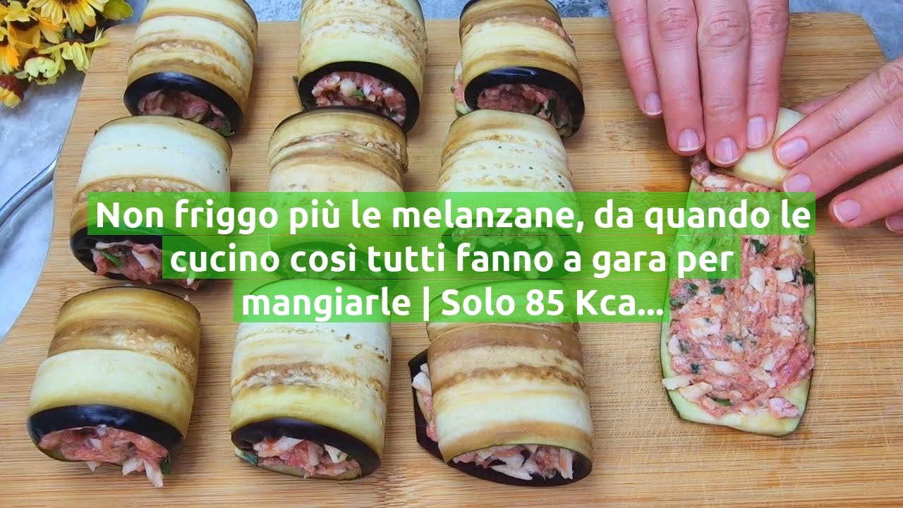 Non friggo più le melanzane, da quando le cucino così tutti fanno a gara per mangiarle | Solo 85 Kcal!