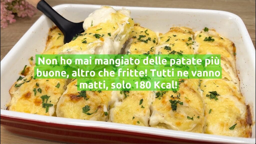 Non ho mai mangiato delle patate più buone, altro che fritte! Tutti ne vanno matti, solo 180 Kcal!