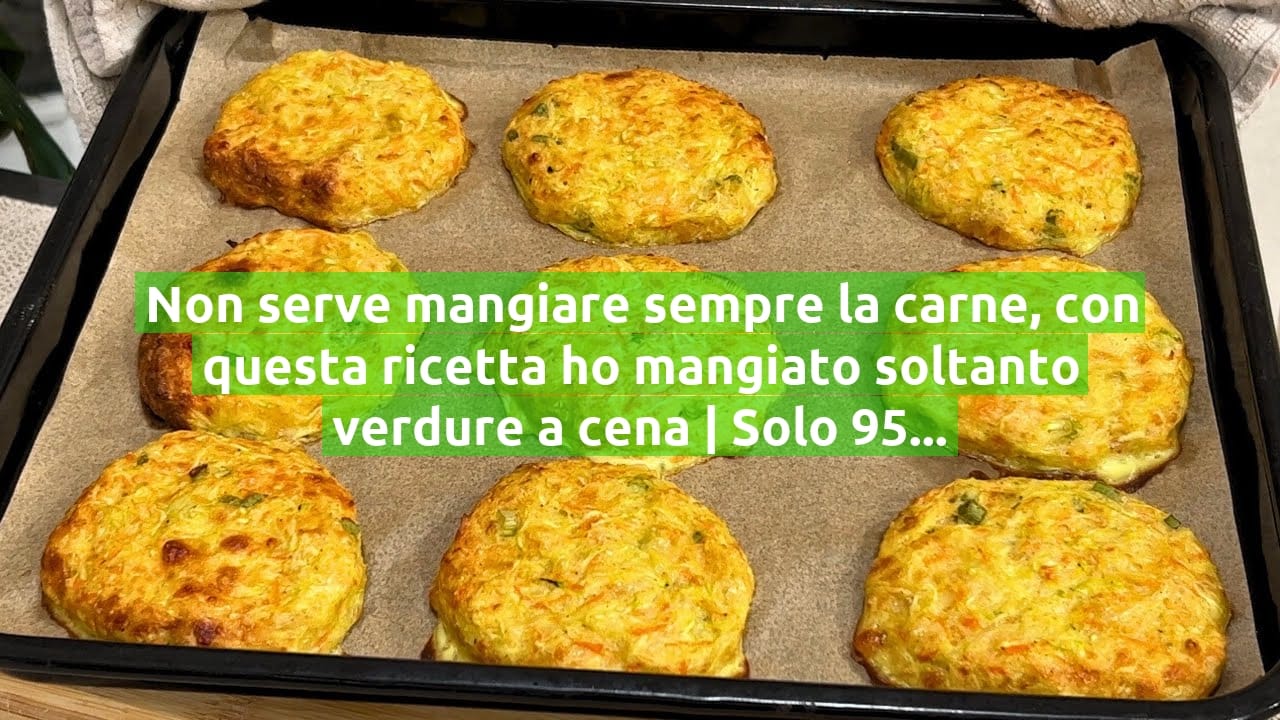 Non serve mangiare sempre la carne, con questa ricetta ho mangiato soltanto verdure a cena | Solo 95 Kcal!