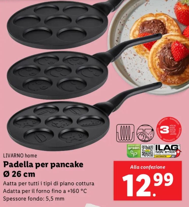 Padella per pancake lidl