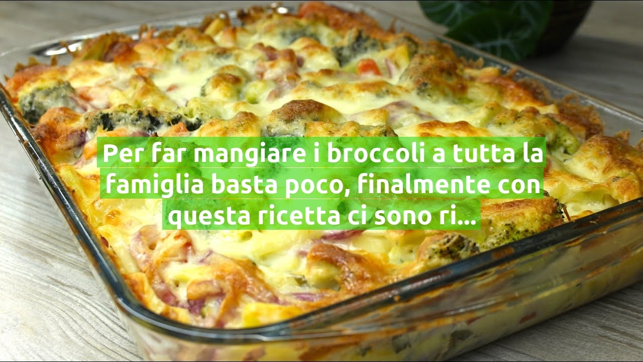 Per far mangiare i broccoli a tutta la famiglia basta poco, finalmente con questa ricetta ci sono riuscita | Solo 270 Kcal!