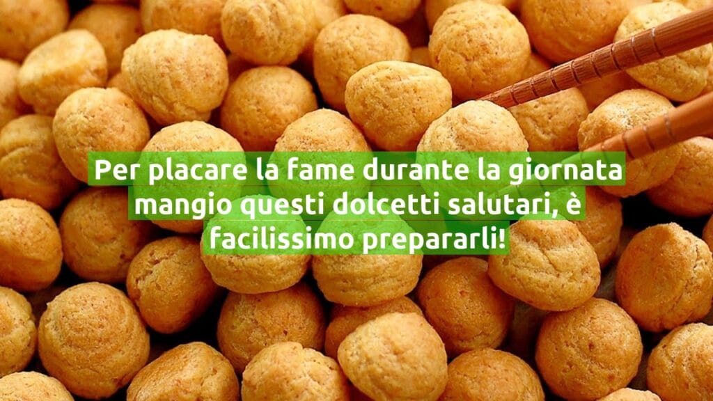 Per placare la fame durante la giornata mangio questi dolcetti salutari, è facilissimo prepararli!