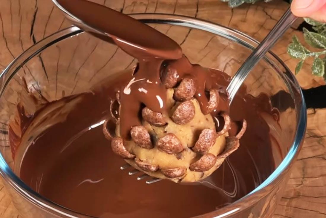 Pigne al cioccolato