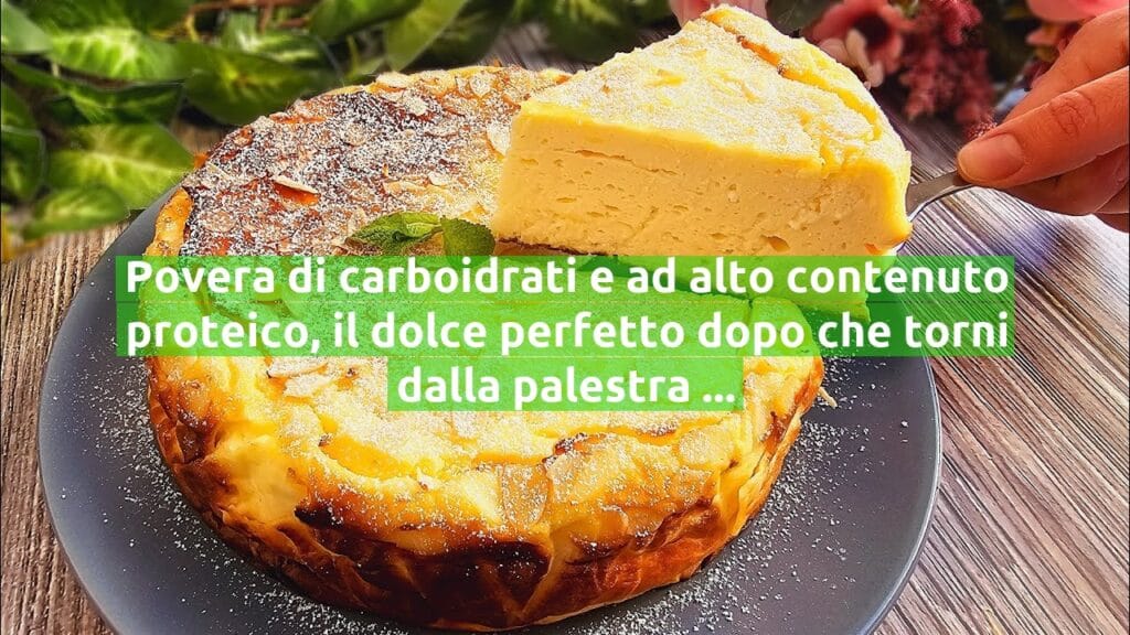 Povera di carboidrati e ad alto contenuto proteico, il dolce perfetto dopo che torni dalla palestra | Solo 190 Kcal!