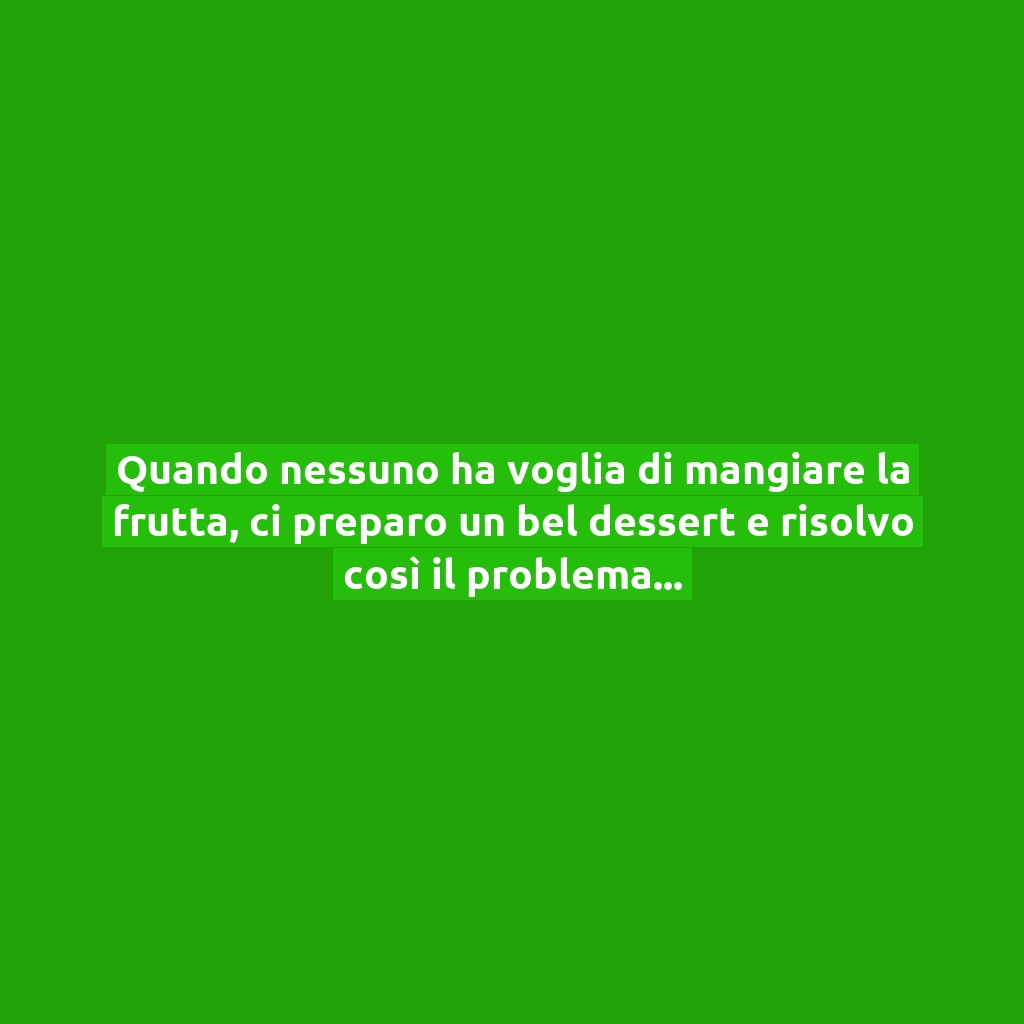 Quando nessuno ha voglia di mangiare la frutta, ci preparo un bel dessert e risolvo così il problema | Solo 190 Kcal!