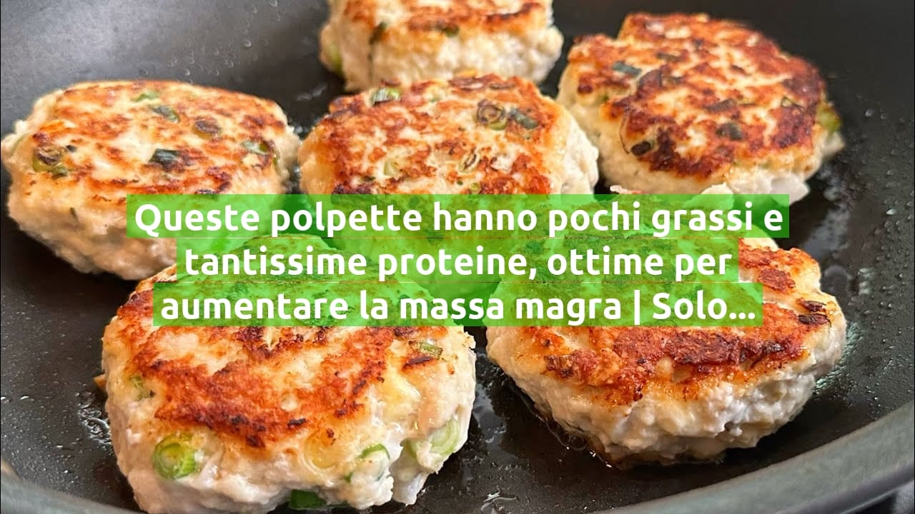 Queste polpette hanno pochi grassi e tantissime proteine, ottime per aumentare la massa magra | Solo 50 Kcal!