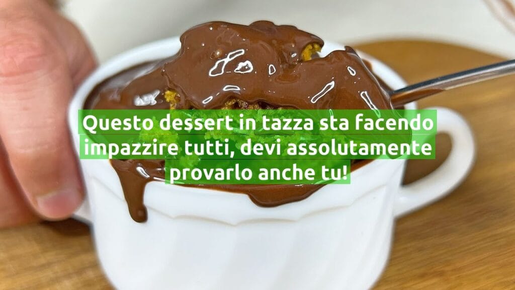 Questo dessert in tazza sta facendo impazzire tutti, devi assolutamente provarlo anche tu!