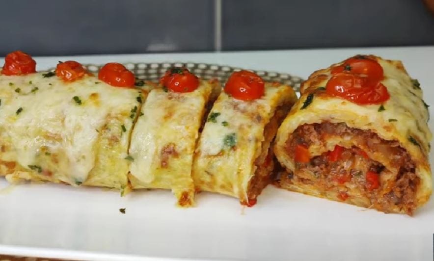 Rotolo di patate e macinato