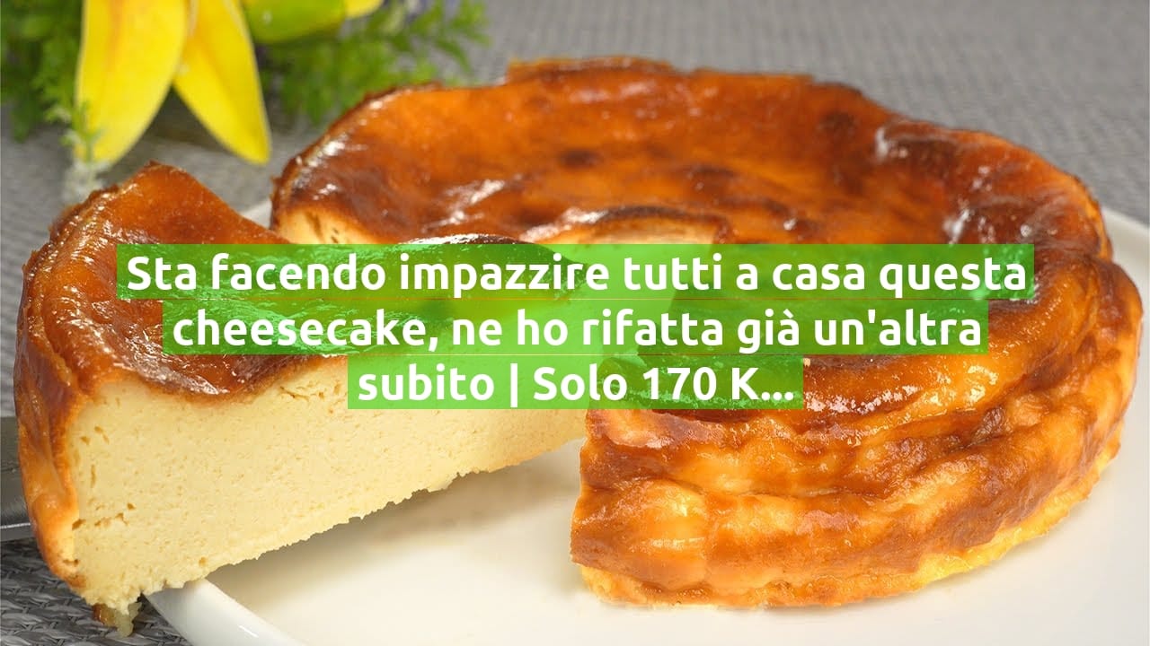 Sta facendo impazzire tutti a casa questa cheesecake, ne ho rifatta già un'altra subito | Solo 170 Kcal!