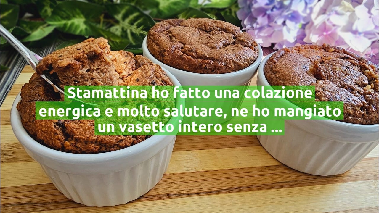 Stamattina ho fatto una colazione energica e molto salutare, ne ho mangiato un vasetto intero senza rimorsi!