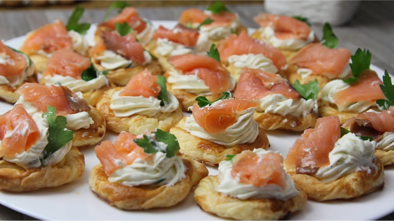 Tartine al salmone