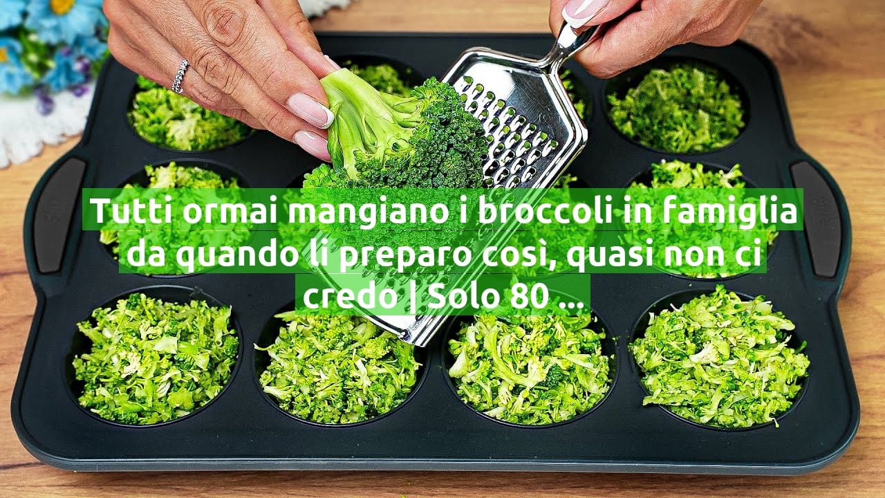 Tutti ormai mangiano i broccoli in famiglia da quando li preparo così, quasi non ci credo | Solo 80 Kcal!