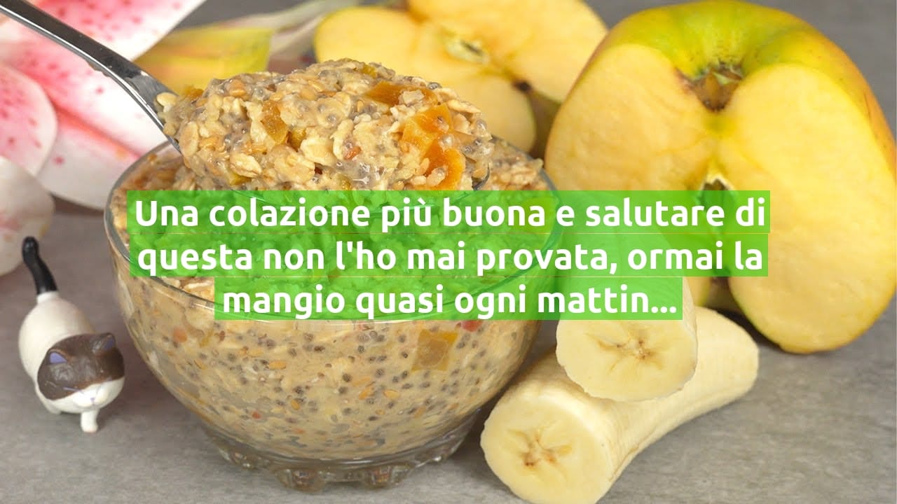 Una colazione più buona e salutare di questa non l'ho mai provata, ormai la mangio quasi ogni mattina!