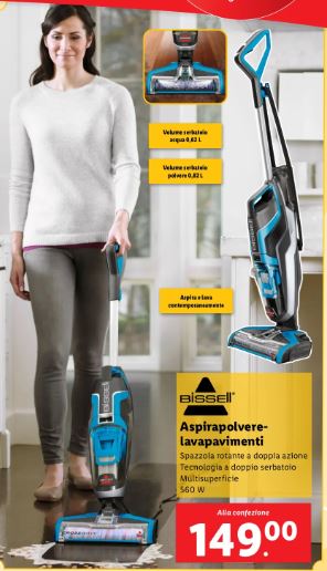 Aspirapolvere lavapavimenti lidl