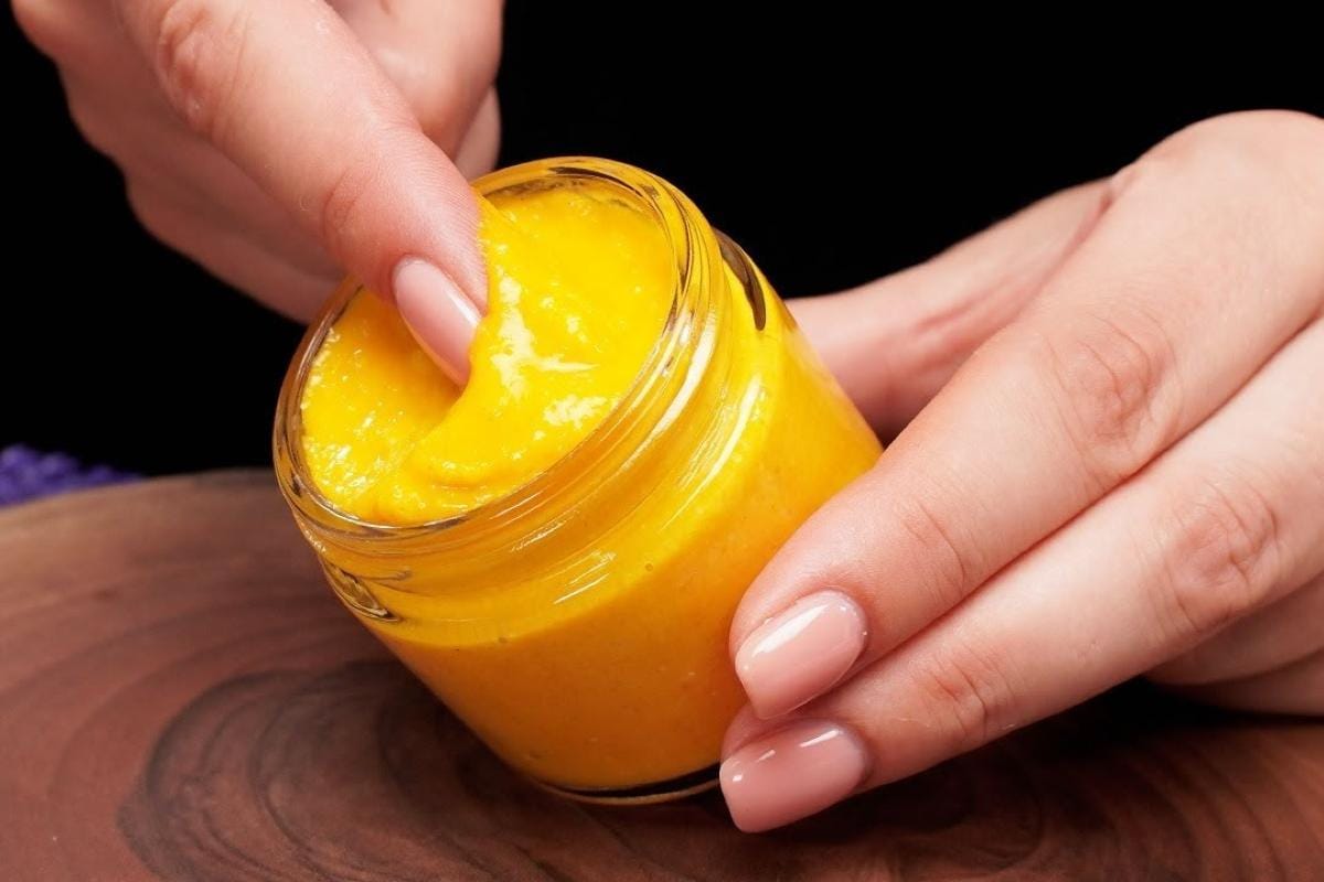 Crema viso patate e curcuma