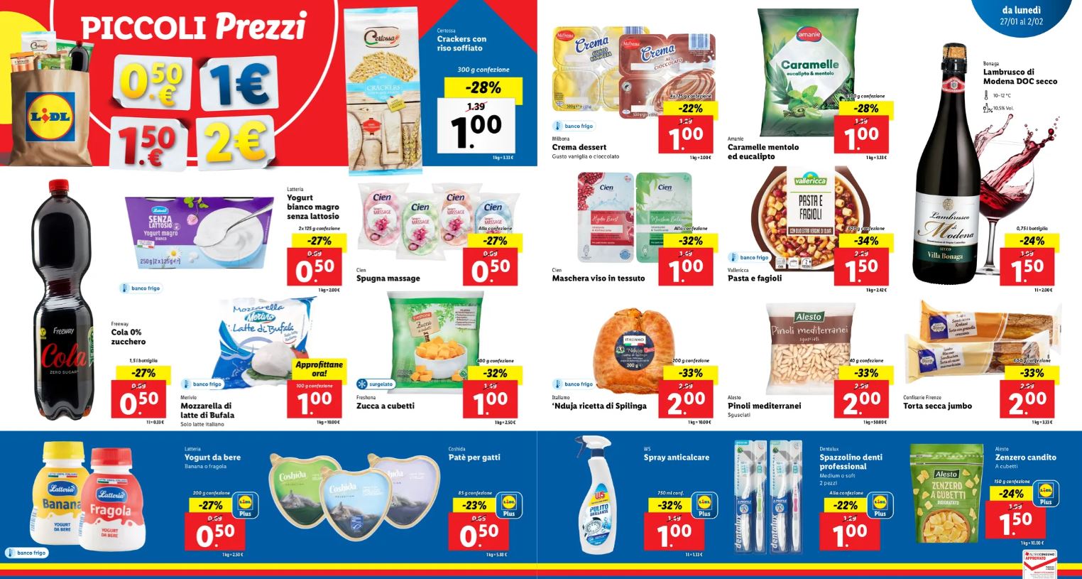 Piccoli prezzi Lidl