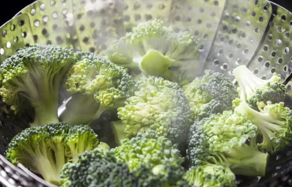 Cottura a vapore broccoli