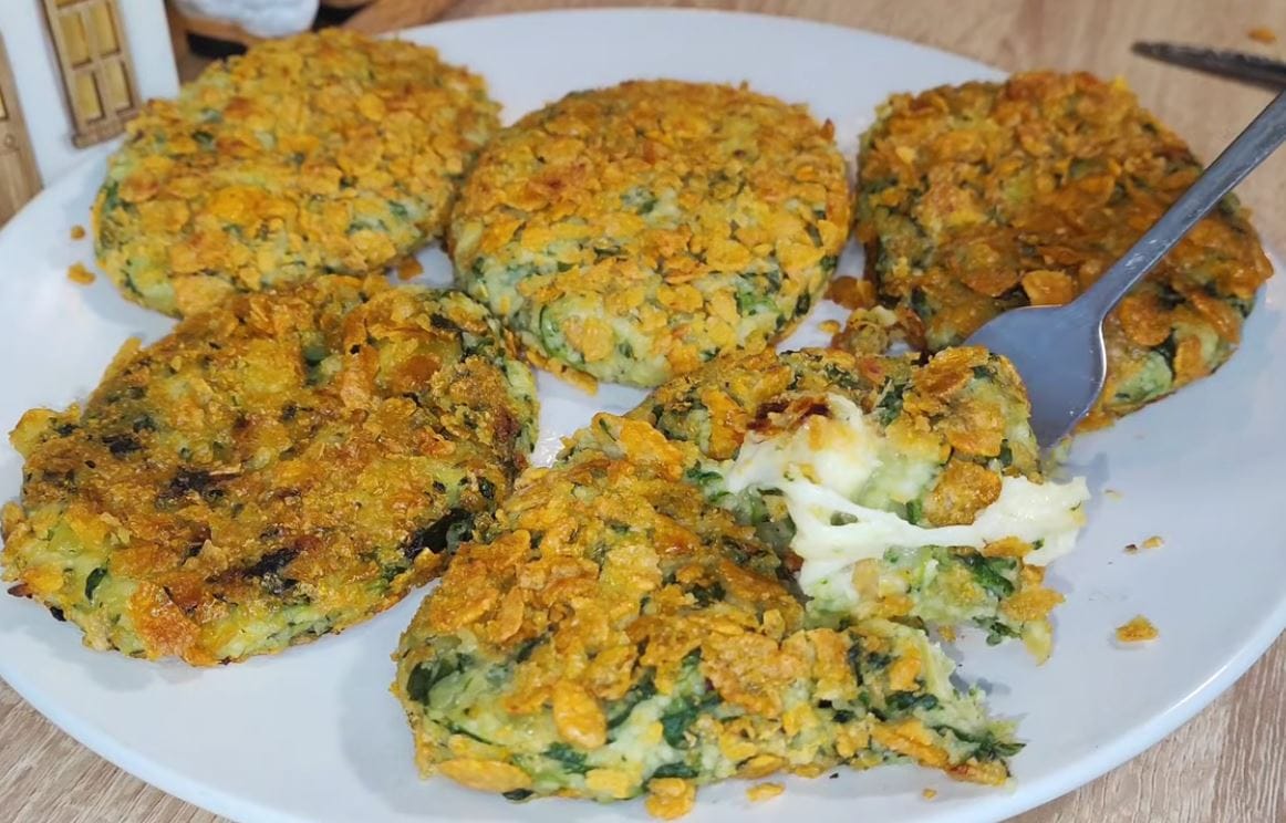 Crocchette di patate e spinaci