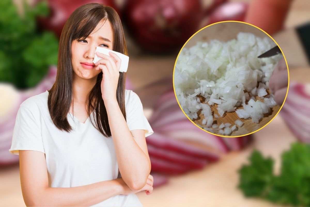 Piangevo sempre quando affettavo la cipolla, con questo trucco non succede più e non faccio puzzare neanche la cucina!