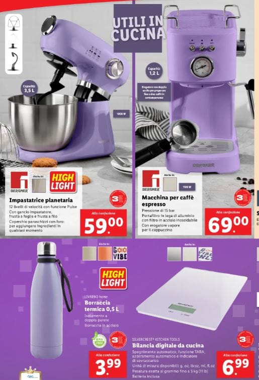 Elettrodomestici offerta livarno home lidl