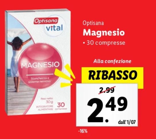 Magnesio Optisana lidl