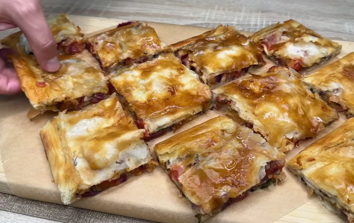 Pasta fillo ripiena