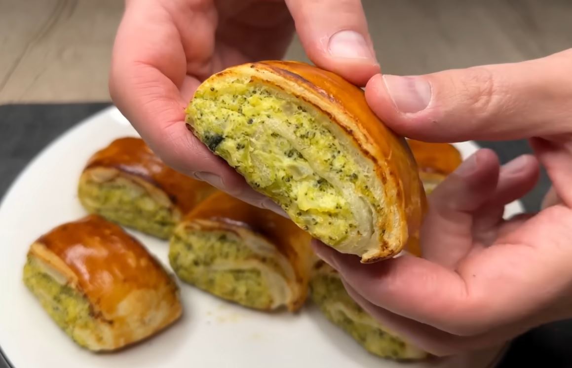 Rotolo di pasta sfoglia ripieno