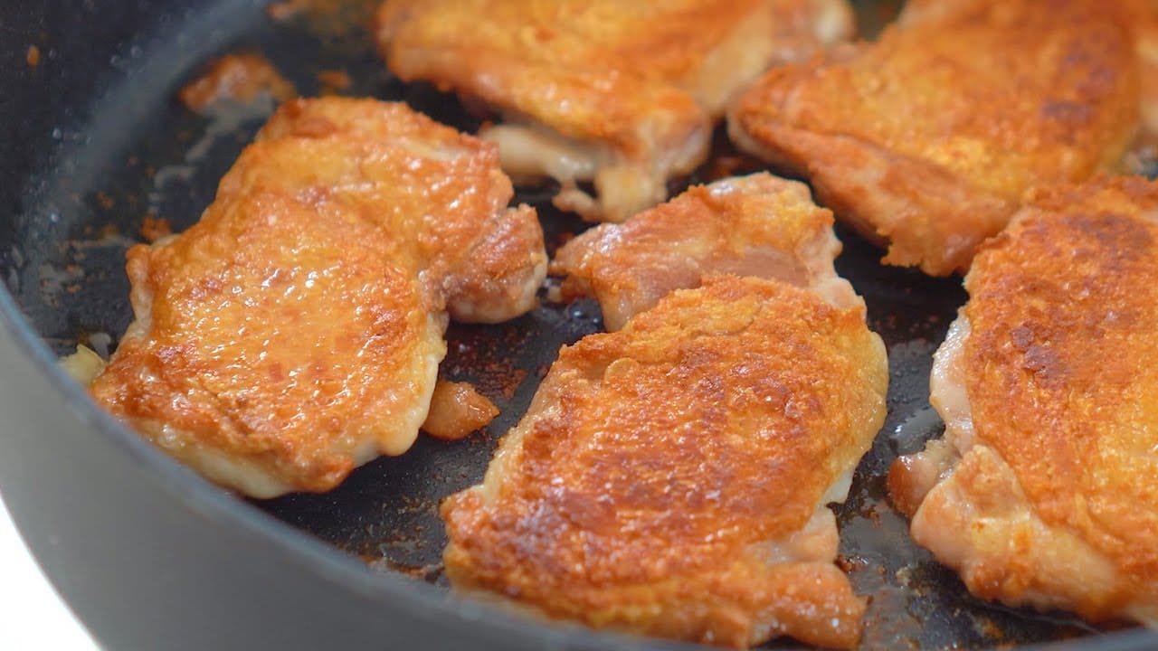 Sovracosce di pollo in padella