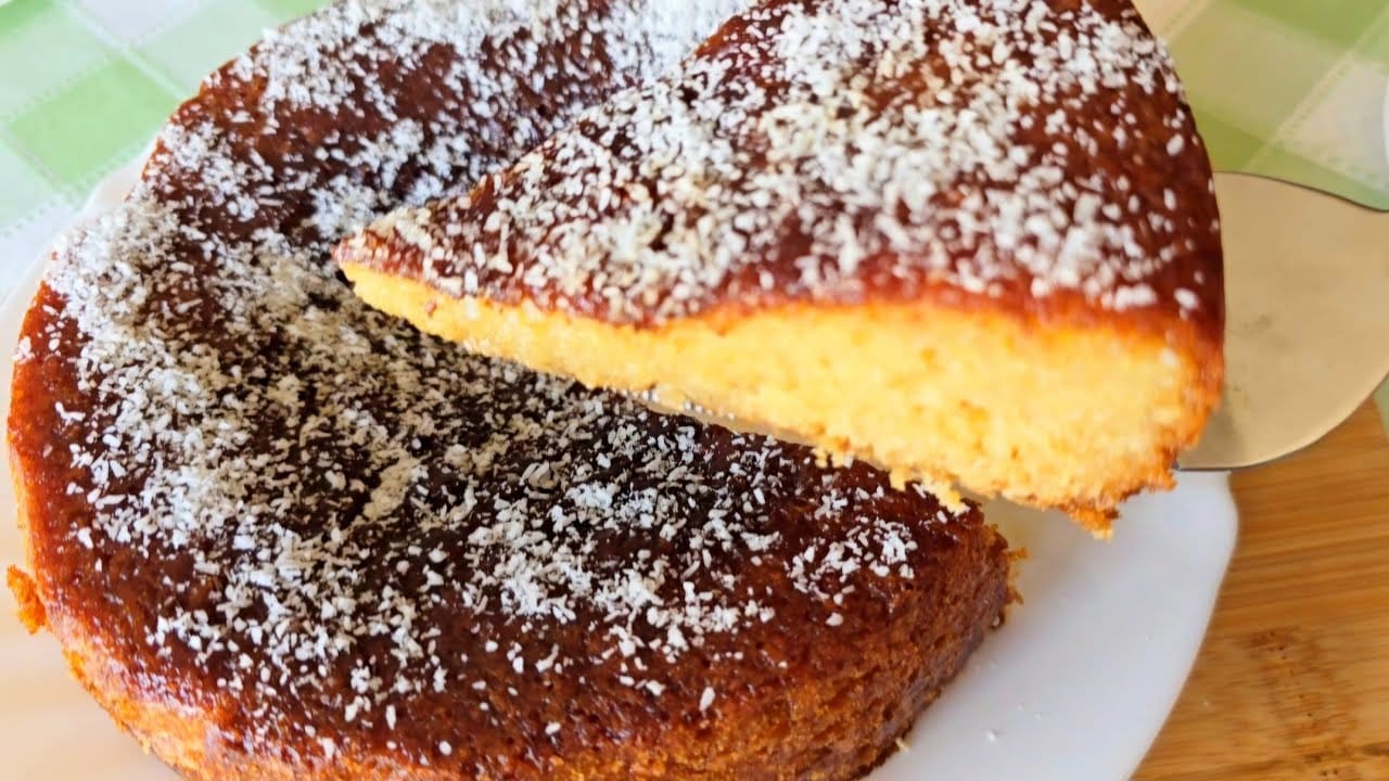 Torta al cocco e limone