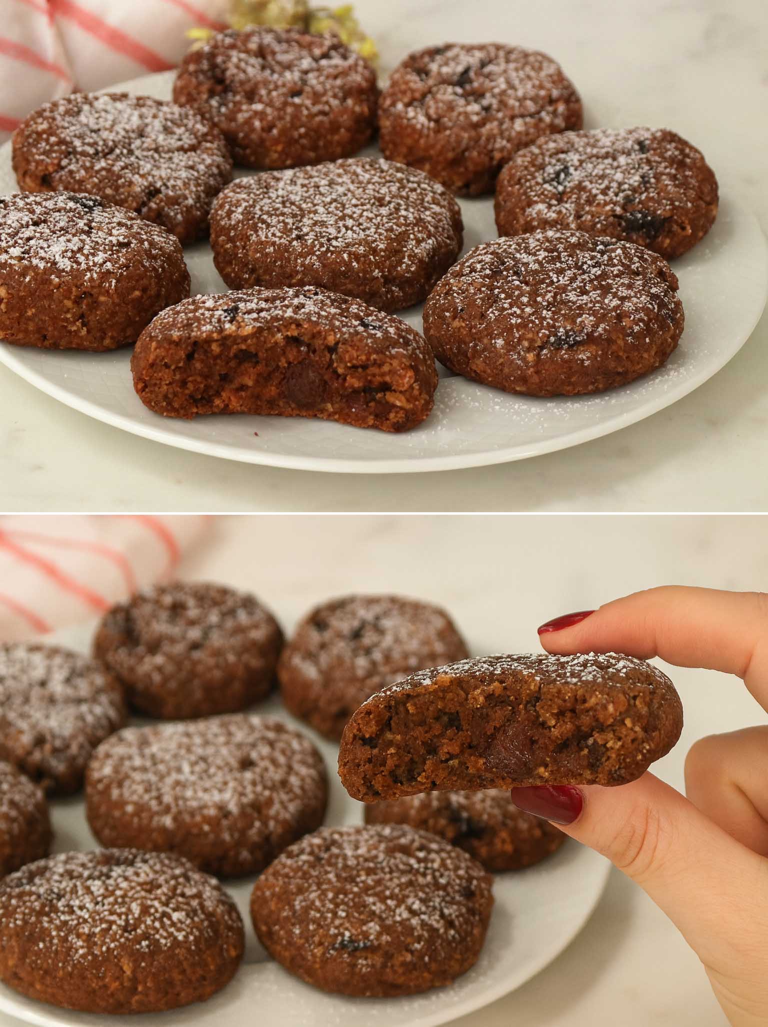 Biscotti di avena e cioccolato