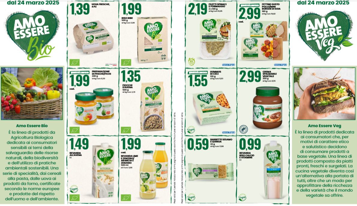 Alimenti bio amo essere eurospin