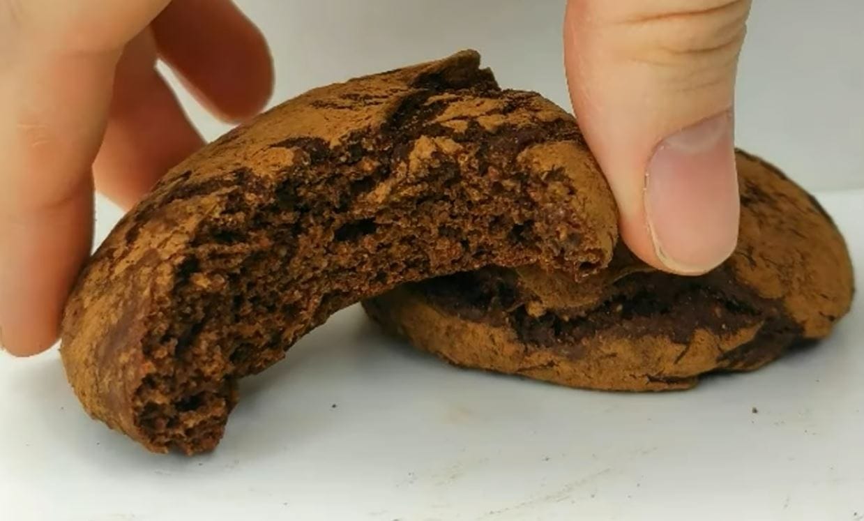 Biscotti proteici al cioccolato