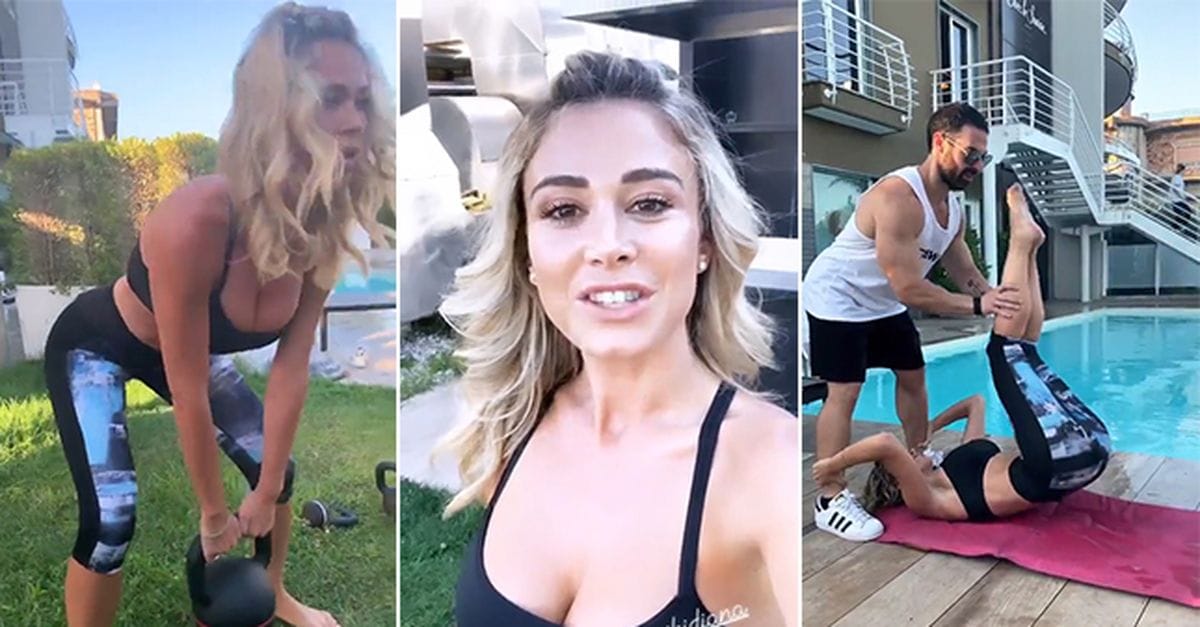 Allenamento Diletta Leotta