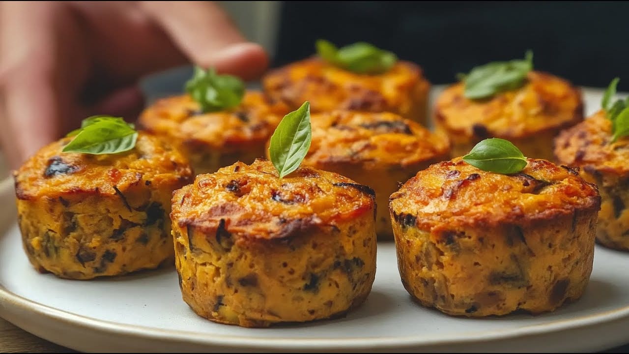 Muffin di melanzane e ricotta