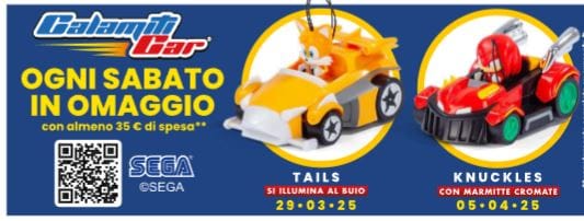 Sonic omaggio da eurospin