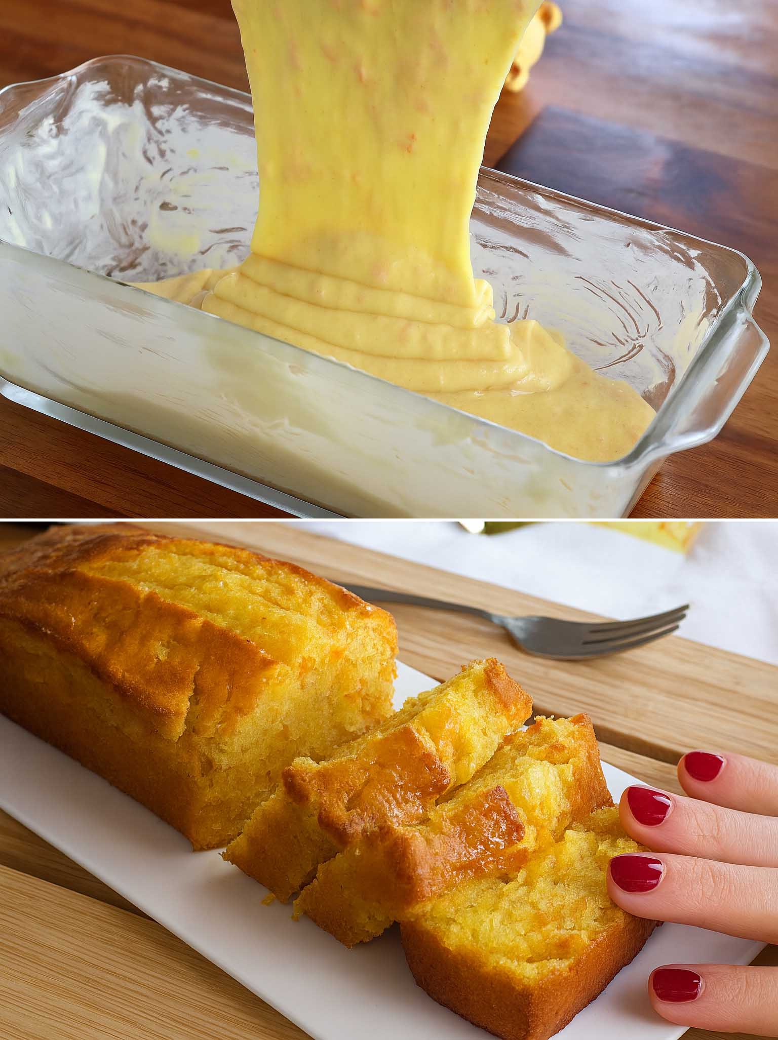 Plumcake all'arancia