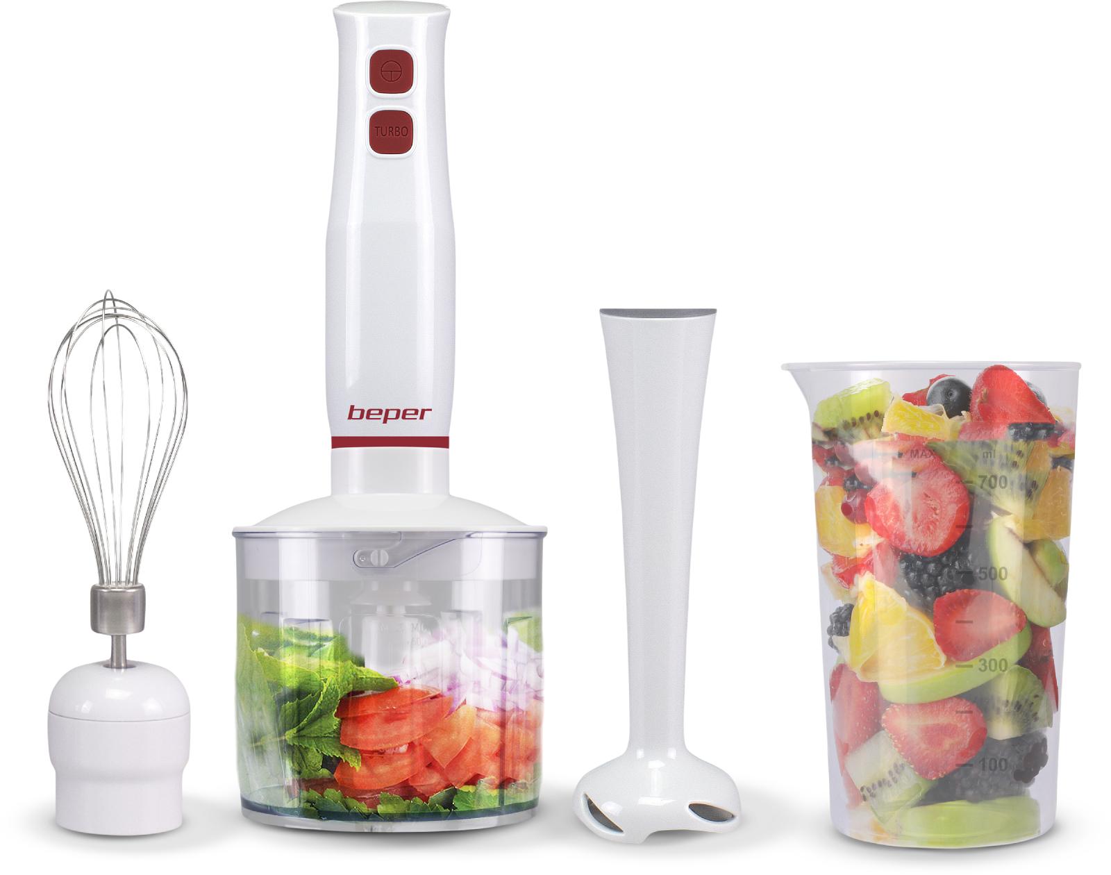 Set frullatore a immersione 4 in 1 Beper offerta Eurospin