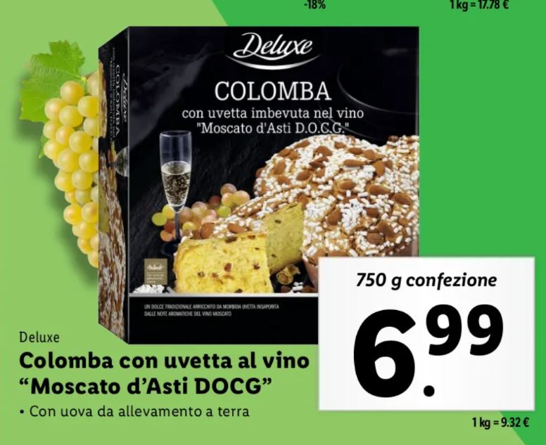 Colomba deluxe lidl
